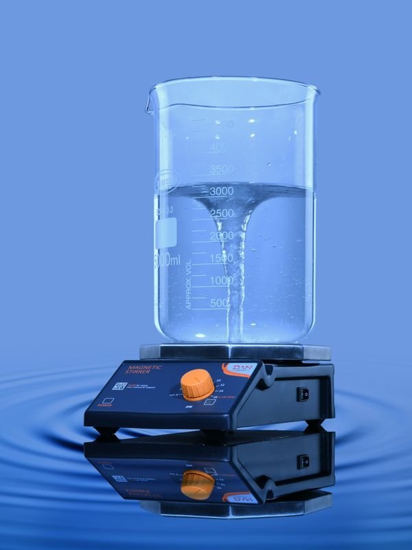 Glassco Agitatore Magnetico Analogico Acciaio Inox