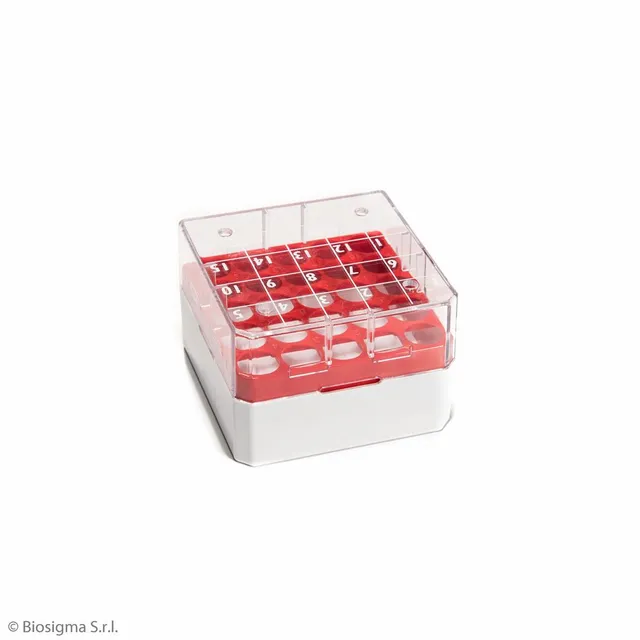 Biosigma BSM58025B/RO box criogenico 25 posti rosso