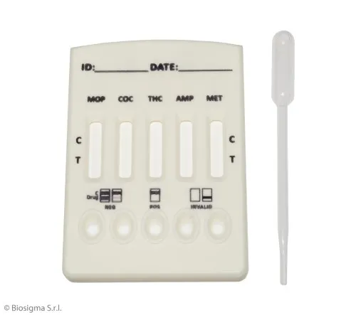 Biosigma BSD711 test droga 5 parametri urina MOP THC COC