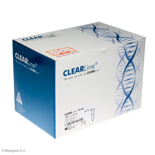 Biosigma Clearline CL022 microprovette 1,5 ml neutre 1000 pz