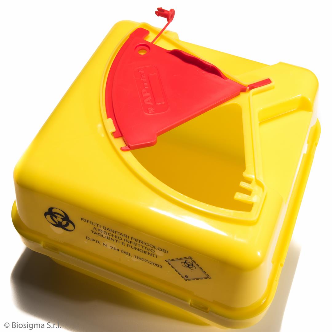 Biosigma BSC301 contenitore rifiuti 3 l coperchio rosso