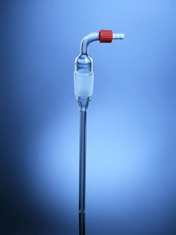 Glassco adattatore cono gambo lungo vetro