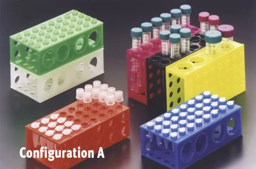 Biosigma 037560 portaprovette reversibile blu config A