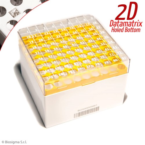 Biosigma CryoGen BSM580712D/G box 81 posti 5 ml griglia gialla