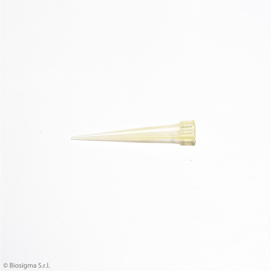 Biosigma BSR001 puntale giallo 0-200 µl tipo Eppendorf