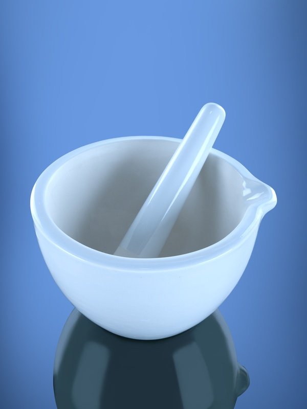 Glassco mortaio con pestello Euro Design vetro