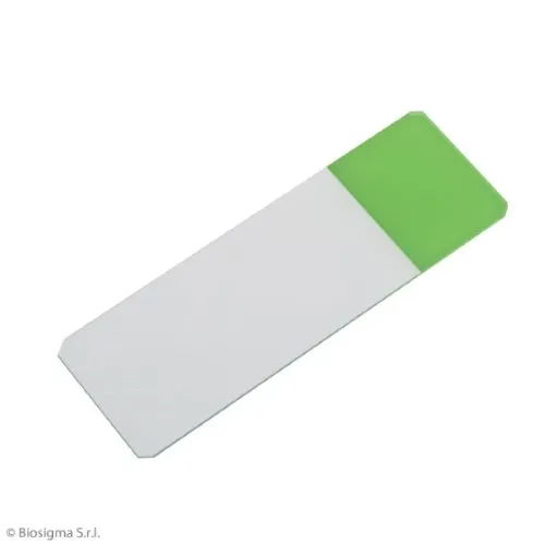 Biosigma VBS656/V vetrini portaoggetti 26x76 banda verde
