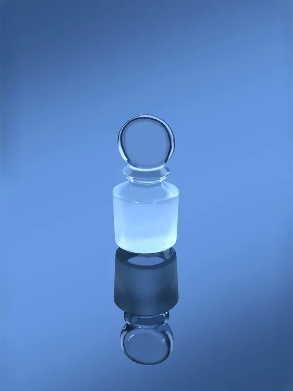 Glassco tappo vetro piatto pieno ASTM