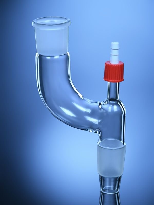 Glassco Adattatore collo di cigno vetro filettato