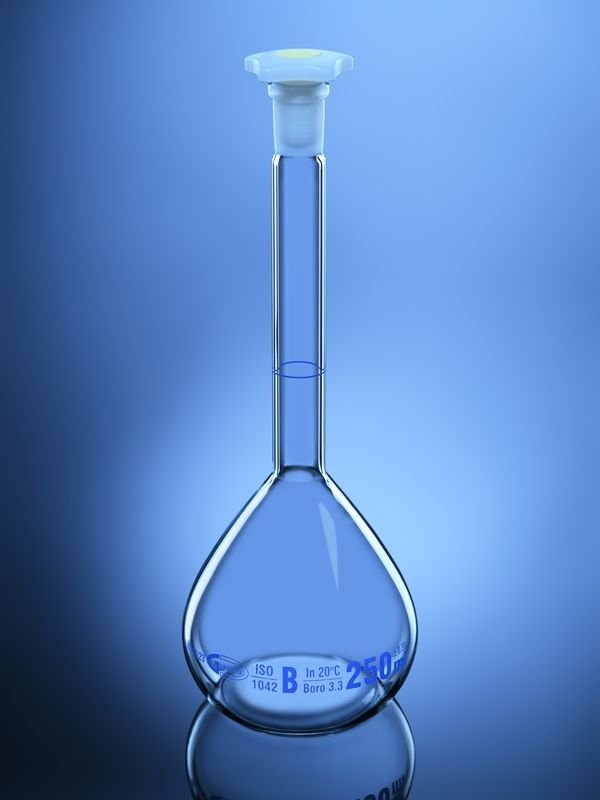 Glassco Matraccio Tarato Vetro Classe B Tappo PE