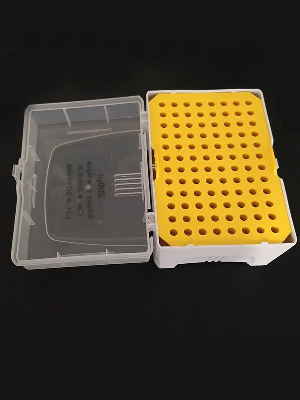 Glassco rack vuoto per puntali plastica laboratorio