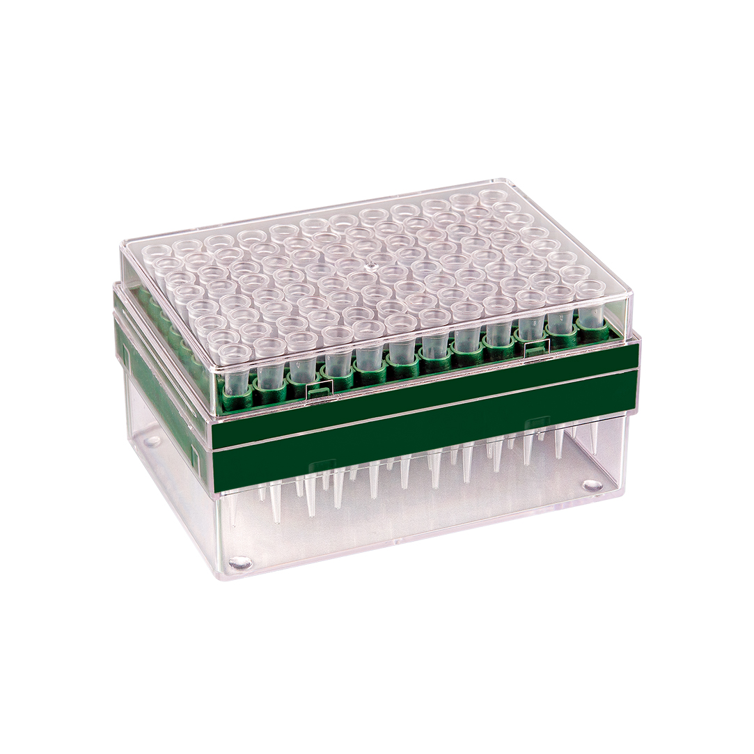 FL Medical Promed puntale MLA 0-200 ul trasparente rack 96 pezzi