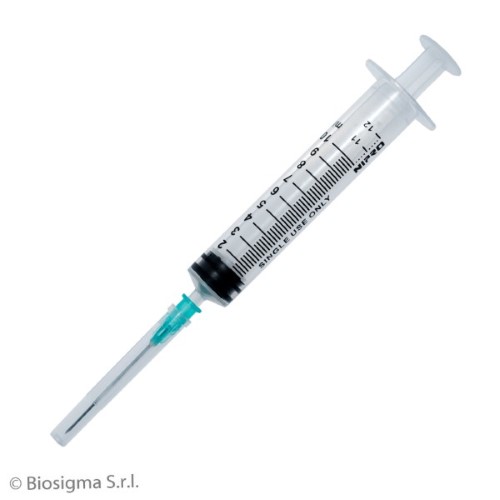 Biosigma BSS141 siringa 10 ml luer slip 21G verde