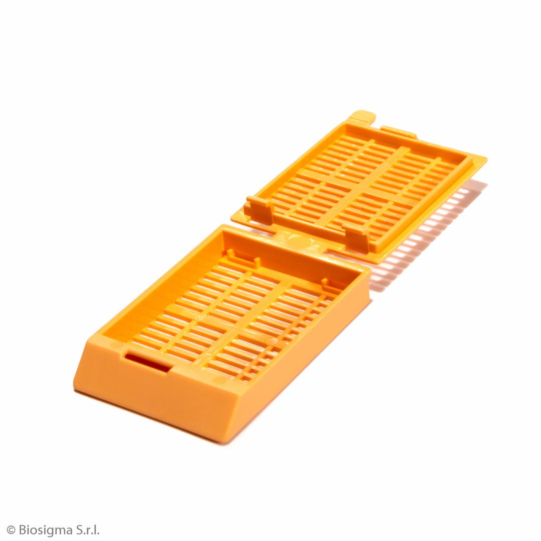 Biosigma BSI1027 cassette istologiche POM arancioni
