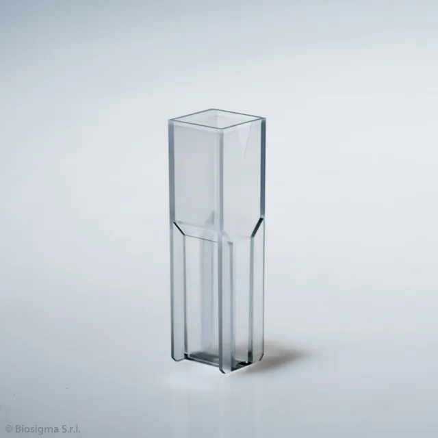 Biosigma cuvette macro semi-micro plastica monouso