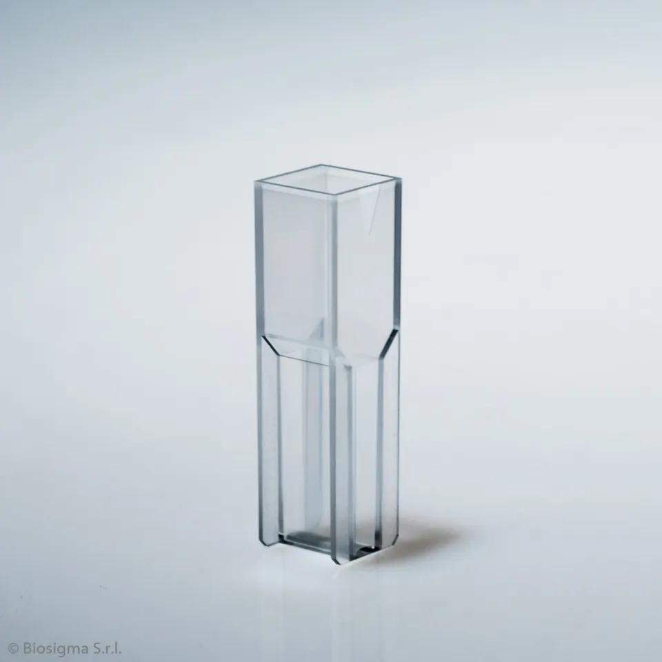 Biosigma cuvette macro semi-micro plastica monouso