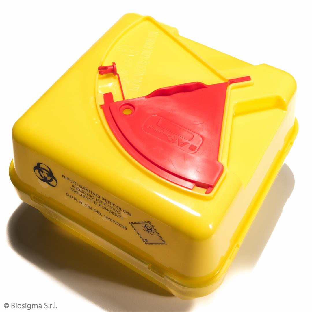 Biosigma BSC301 contenitore rifiuti 3 l coperchio rosso