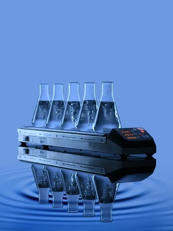 Glassco agitatore magnetico 5 posizioni riscaldante digitale