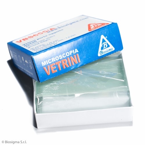 Biosigma VBS655/A vetrini microscopio 26x76 mm bordi molati