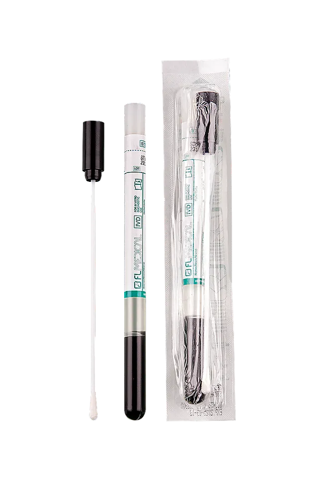 FL MEDICAL Promed 26070 tampone rayon Stuart carbone singolo