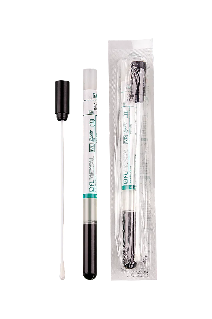 FL MEDICAL Promed 26070 tampone rayon Stuart carbone singolo