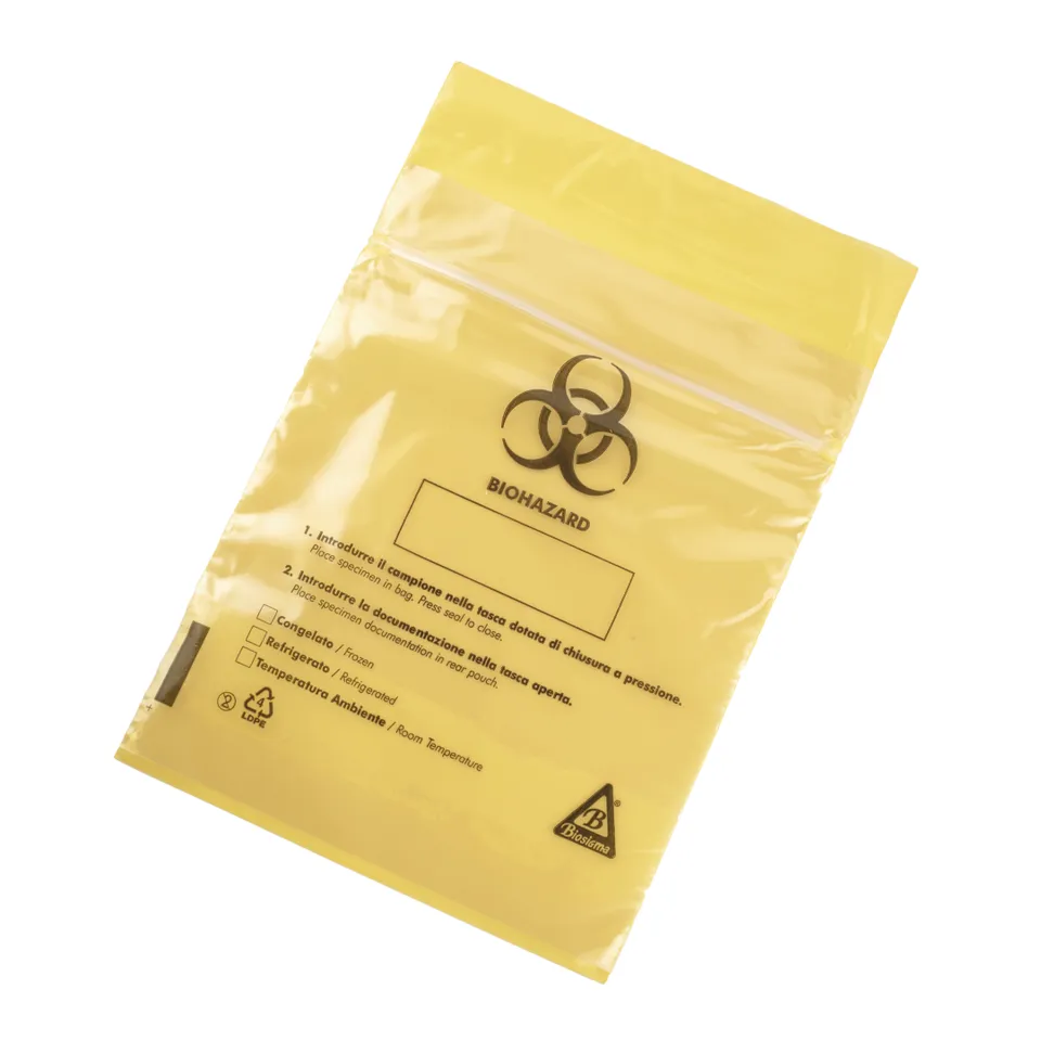 Biosigma BSA2101 busta trasporto campioni con zip
