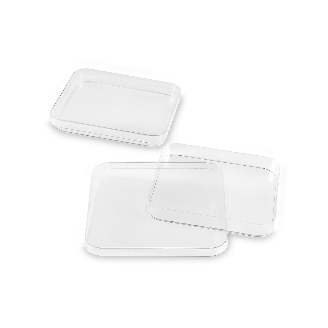 FL Medical Promed piastra petri quadrata 120x120 mm 10 pezzi