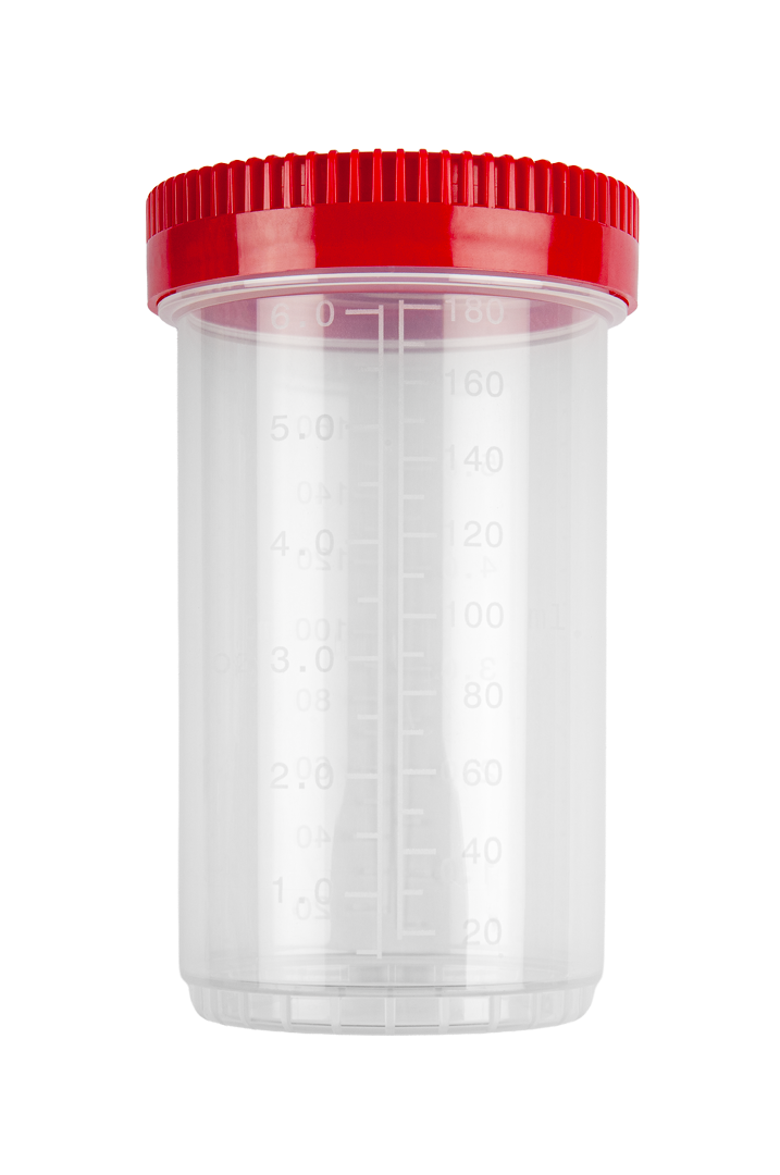 FL Medical Promed 25045 contenitore urina 200 ml sterile tappo rosso