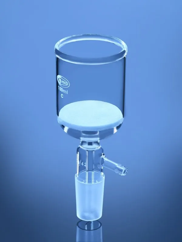 Glassco Imbuto Buchner Setto Porosita 2 vetro laboratorio