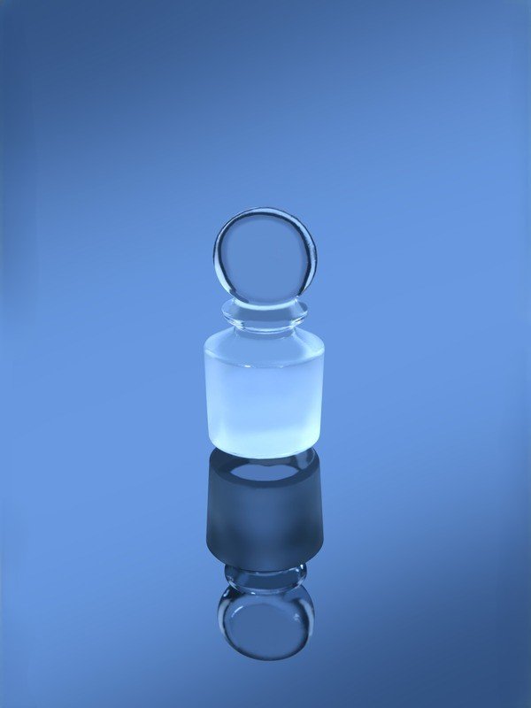 Glassco tappo vetro piatto pieno ASTM