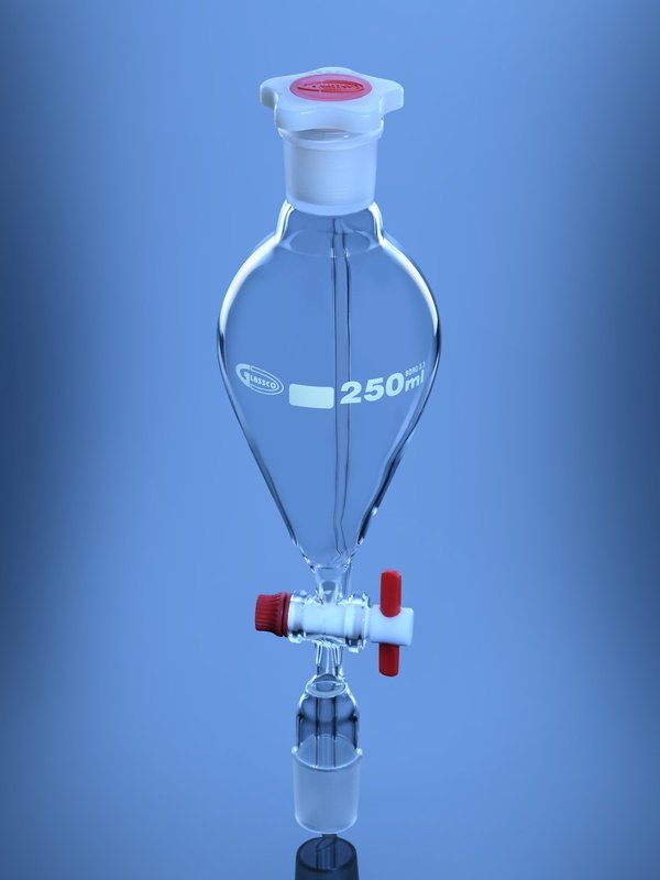 Glassco imbuto gocciolatore pera PTFE DIN ISO