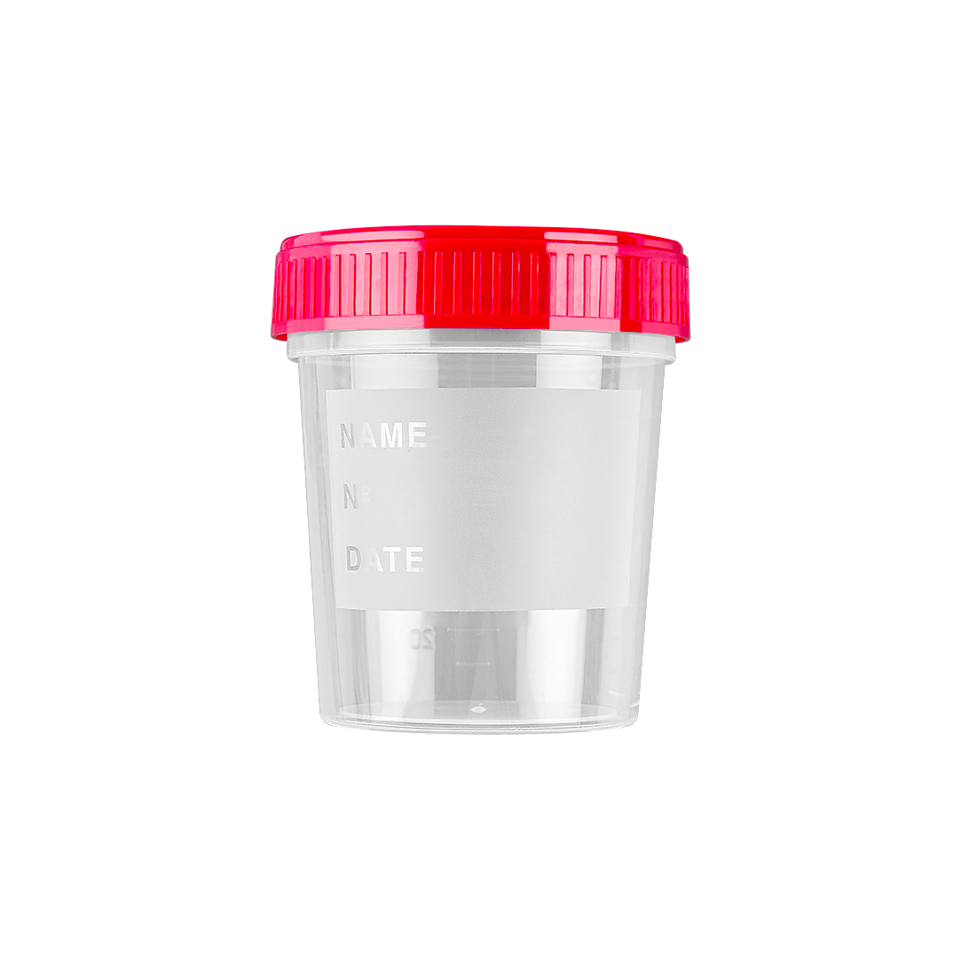 FL Medical Promed contenitore urina 120 ml tappo a vite