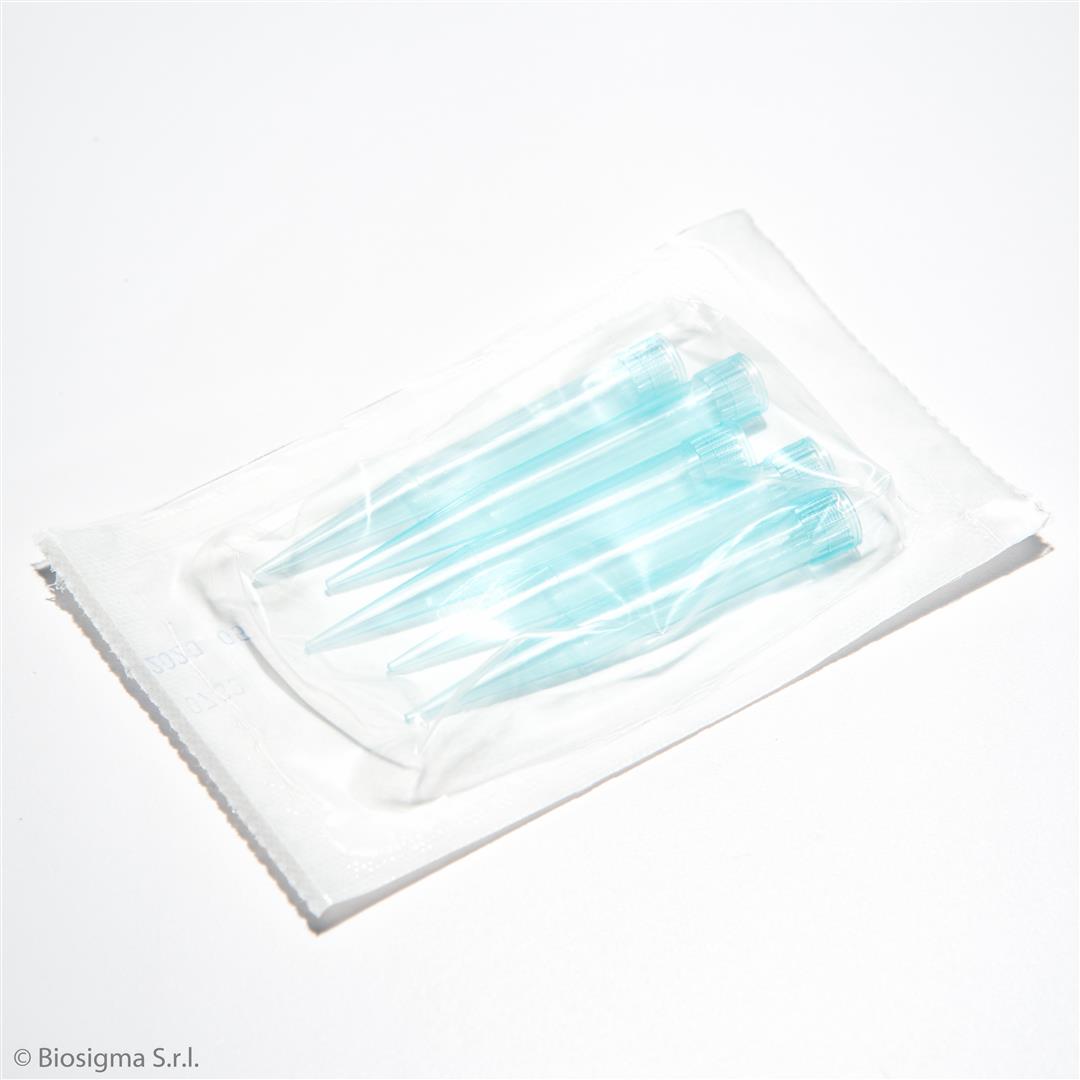 Biosigma BSR012 Puntali Blu 100-1000 µl Sterili 5 pz