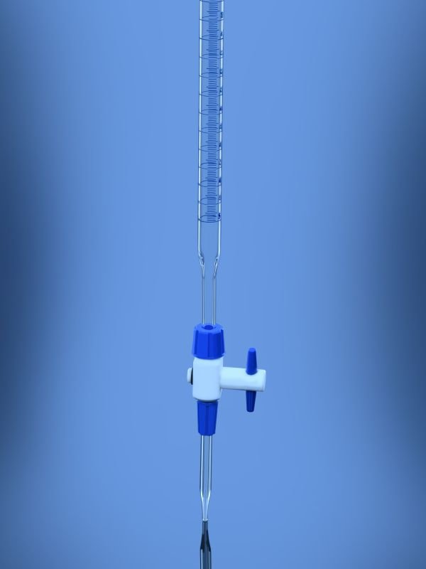 Glassco Buretta Classe AS vetro rubinetto PTFE
