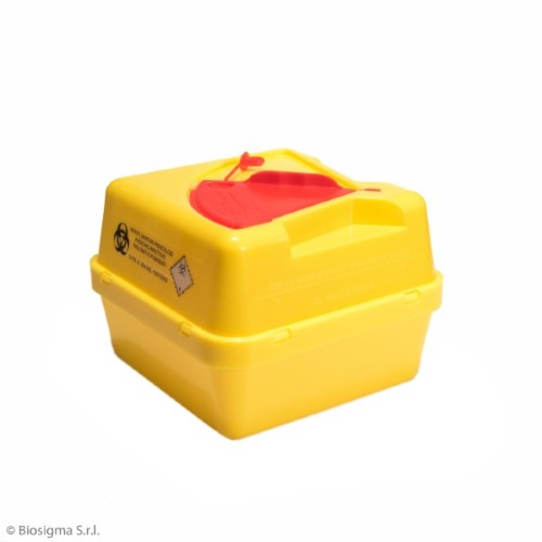 Biosigma BSC312 contenitore rifiuti 12 L coperchio rosso