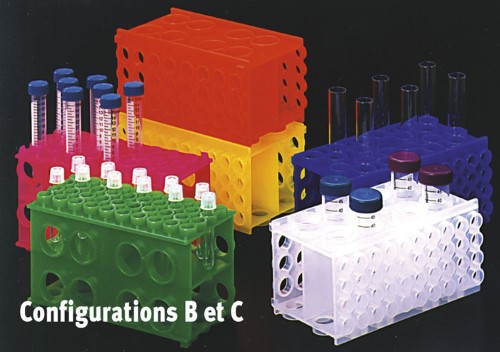 Biosigma 045443 portaprovette reversibile 5 colori config C