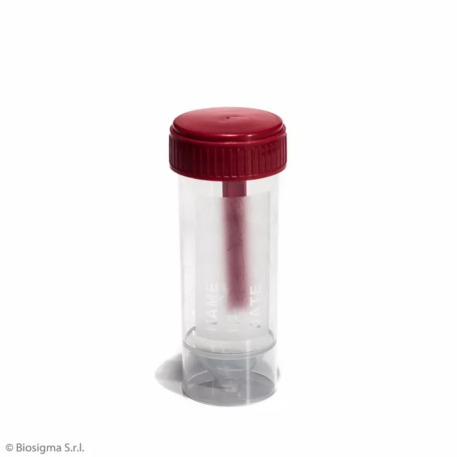 Biosigma BSC128 contenitore feci 30 ml con paletta