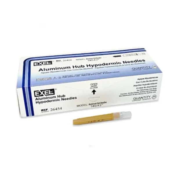 QualiTru Ago 14G 2" campionamento asettico - 100 pezzi