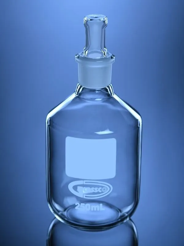 Glassco bottiglia reagente collo stretto ASTM